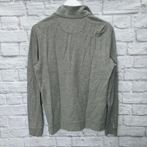 Vineyard Vines Boys 1/2 Zip Cotton Pullover Size XL Gray Whale Logo Spellout - Picture 6 of 6